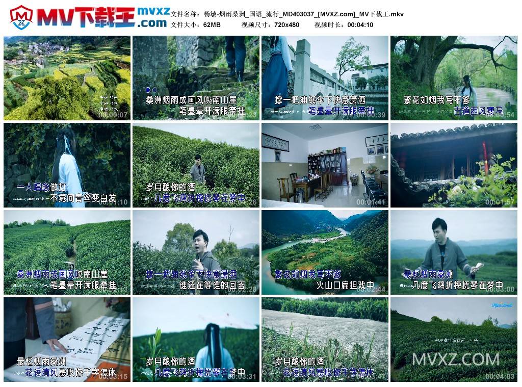 杨敏-烟雨桑洲_国语_流行_MD403037